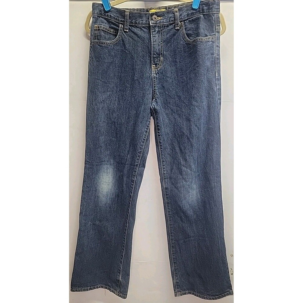 Old‎ Navy Jeans 16 Husky Boys Youth Bootcut Blue Denim